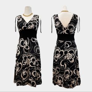 Speechless Black and White Floral Party Dress